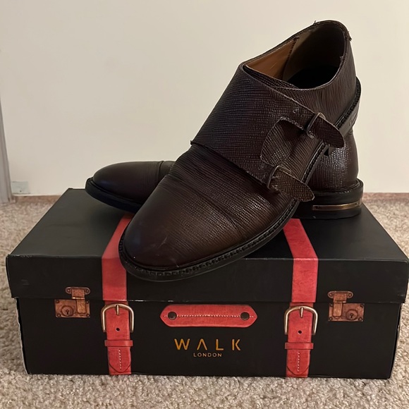 Mens double monk strap shoes - Picture 1 of 7